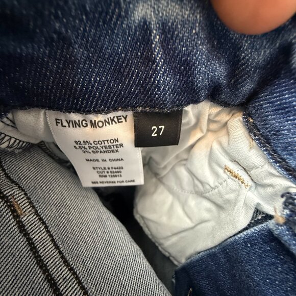 Flying Monkey High-Rise Distressed Skinny Jean - Size - 27 - Picture 5 of 7